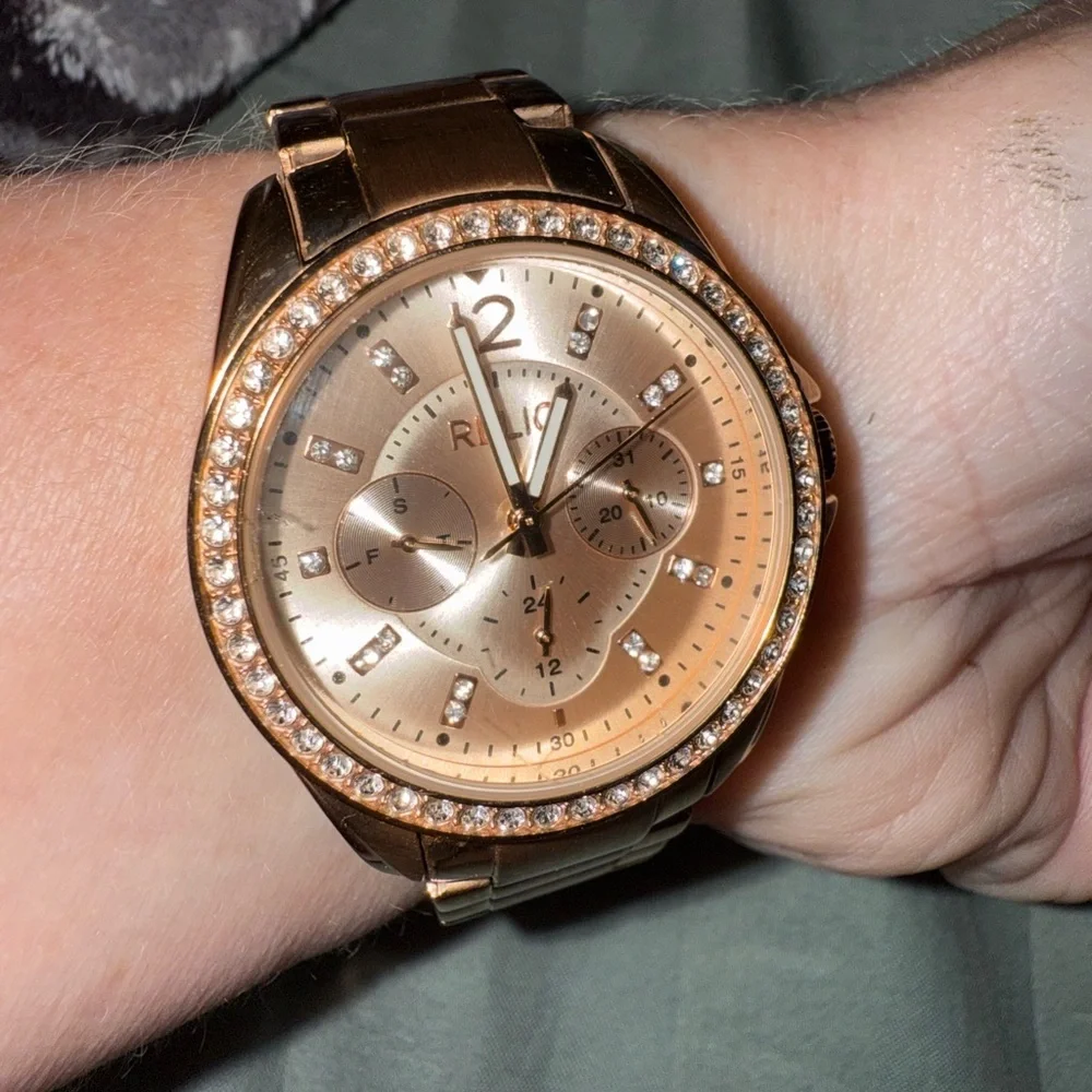 Relic by Fossil Women's Emersyn Rose Gold-Tone Multifunction Watch ZR16023